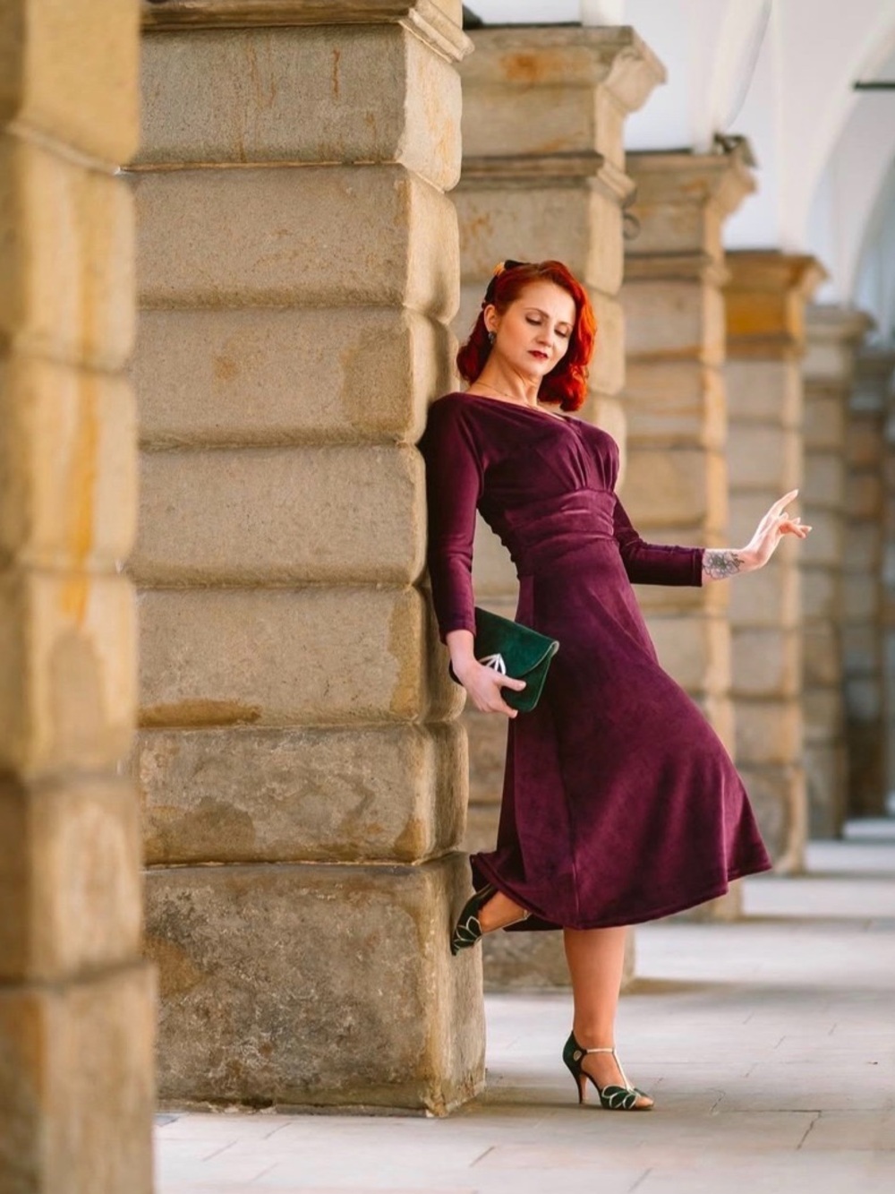 Jasie-Mai Velvet Dress by Miss Candyfloss